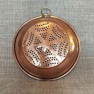 Vintage Copper and Brass Shifter/Colander